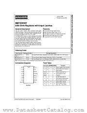 MM74HC597SJ datasheet pdf Fairchild Semiconductor