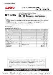 CPH5706 datasheet pdf SANYO