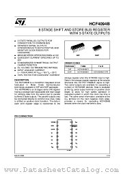 HCF4094 datasheet pdf ST Microelectronics