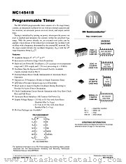 MC14541BF datasheet pdf ON Semiconductor