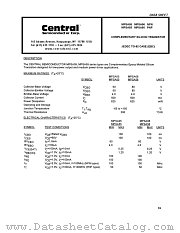 MPSA05 datasheet pdf Central Semiconductor