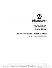 PIC16F84A-04/SO datasheet pdf Microchip
