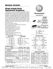 MC3403 datasheet pdf ON Semiconductor
