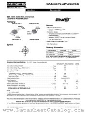HUFA75637S3ST datasheet pdf Fairchild Semiconductor