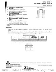 SN74AHCT14Q datasheet pdf Texas Instruments