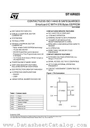 ST16R820 datasheet pdf ST Microelectronics
