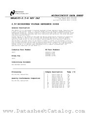 5962-8759406VXA datasheet pdf National Semiconductor