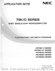 UPD78P064GF-3BA-A datasheet pdf NEC