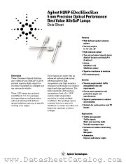 HLMP-EL26-L0000 datasheet pdf Agilent (Hewlett-Packard)