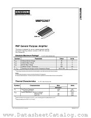 MMPQ2907 datasheet pdf Fairchild Semiconductor