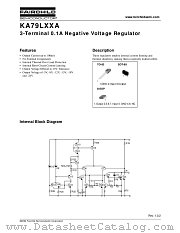 KA79L15AZTA datasheet pdf Fairchild Semiconductor