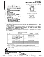 SN74AUC1G14YZAR datasheet pdf Texas Instruments