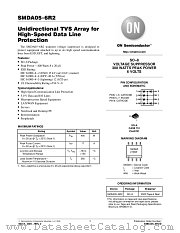 SMDA05-6 datasheet pdf ON Semiconductor
