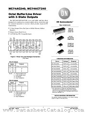 MC74AC240MEL datasheet pdf ON Semiconductor
