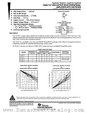 TLV4113CDGQ datasheet pdf Texas Instruments
