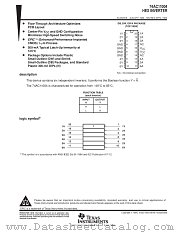 74AC11004DBR datasheet pdf Texas Instruments