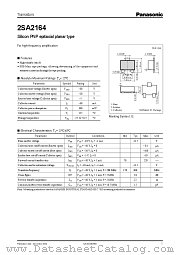 2SA2164 datasheet pdf Panasonic