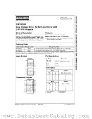 74LVX244MX datasheet pdf Fairchild Semiconductor