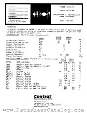 2N6301 datasheet pdf Central Semiconductor