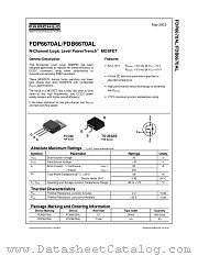 FDP6670AL_NL datasheet pdf Fairchild Semiconductor