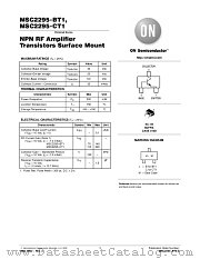 MSC2295-CT1 datasheet pdf ON Semiconductor