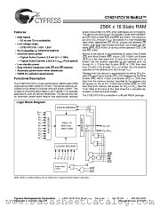 CY62147CV18LL-70BAI datasheet pdf Cypress