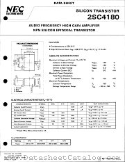 2SC4180-T2 datasheet pdf NEC