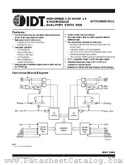 IDT70V9089S12PF8 datasheet pdf IDT