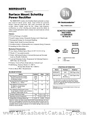 MBRS540 datasheet pdf ON Semiconductor