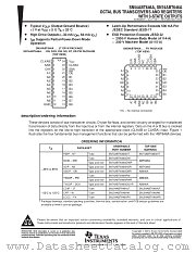 SN74ABT646ADGVR datasheet pdf Texas Instruments