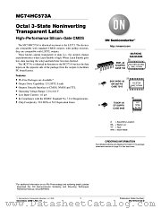 MC74HC573AFEL datasheet pdf ON Semiconductor