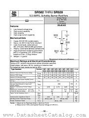 SR509 datasheet pdf Taiwan Semiconductor