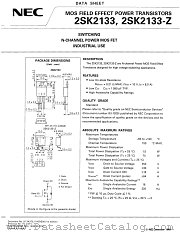 2SK2133-Z-E1 datasheet pdf NEC