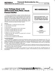 MC100ES6220 datasheet pdf Freescale (Motorola)