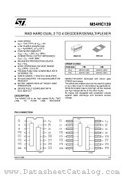 M54HC139D datasheet pdf ST Microelectronics