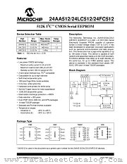 24LC512 datasheet pdf Microchip