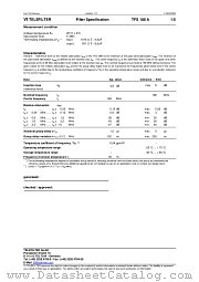 TFS188A datasheet pdf Vectron