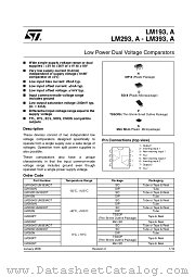 LM393AD datasheet pdf ST Microelectronics