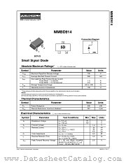 MMBD914_NL datasheet pdf Fairchild Semiconductor