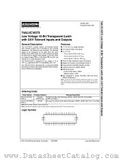 74ALVC16373GX datasheet pdf Fairchild Semiconductor