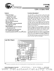 CY62128BLL-55ZI datasheet pdf Cypress