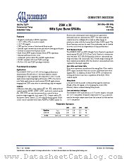 GS880V37B datasheet pdf GSI Technology