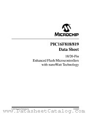 PIC16LF819T-I/ML datasheet pdf Microchip