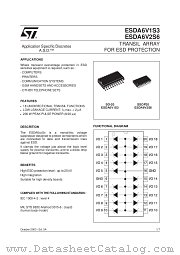 ESDA6V1S3RL datasheet pdf ST Microelectronics
