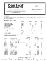 2N3762 datasheet pdf Central Semiconductor