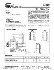 CY7C166-15VC datasheet pdf Cypress