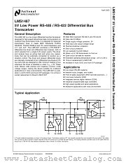 LMS1487INA datasheet pdf National Semiconductor