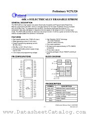 W27L520W datasheet pdf Winbond Electronics