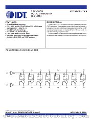 IDT74FCT3574AQ datasheet pdf IDT