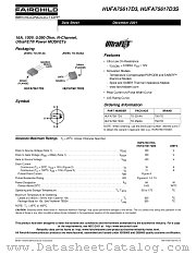 HUFA75617D3ST datasheet pdf Fairchild Semiconductor